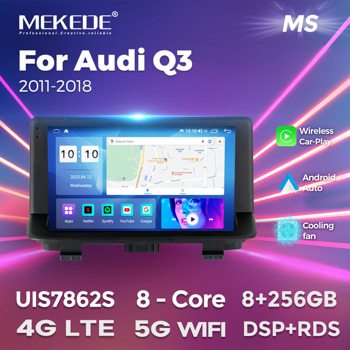 Suitable for audi q3 2011-2018 audi q3 large screen android navigator car smart carplay