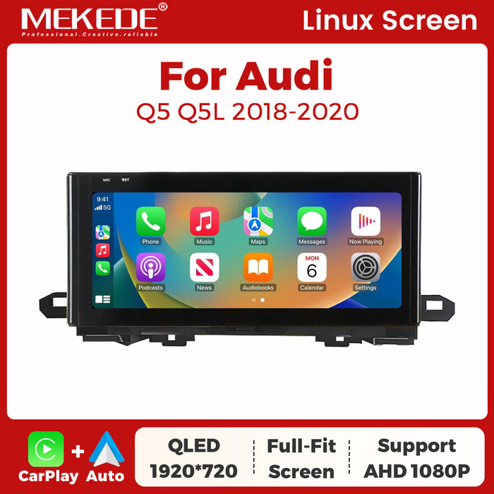 Suitable for audi q5 q5l 2018-2020 audi q5 linux restoration large screen wireless carplay