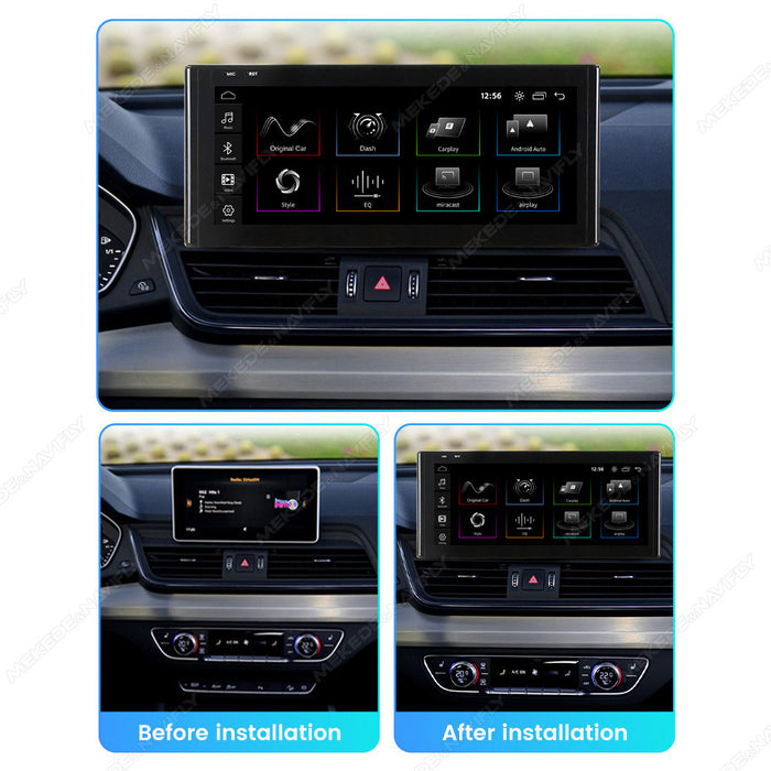 Suitable for audi q5 q5l 2018-2020 audi q5 linux restoration large screen wireless carplay