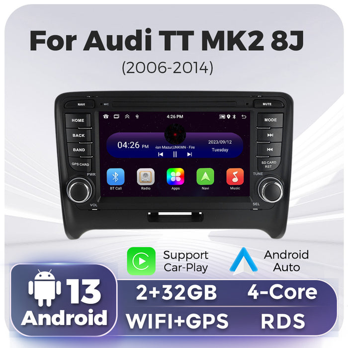 Suitable for audi tt 2008-2014, original audi tt style button car android smart navigation system