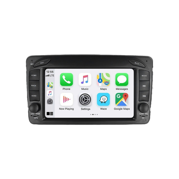 Suitable for benz w209, original car button style 7inch disc-free android smart car navigation system