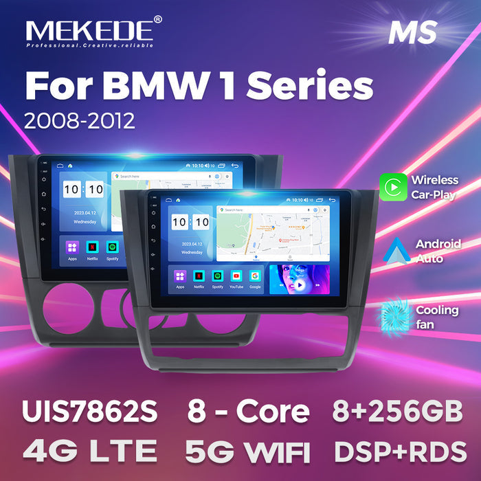 Suitable for bmw 1 series bmw e81 hd car android large screen navigator reversing image wireless carplay