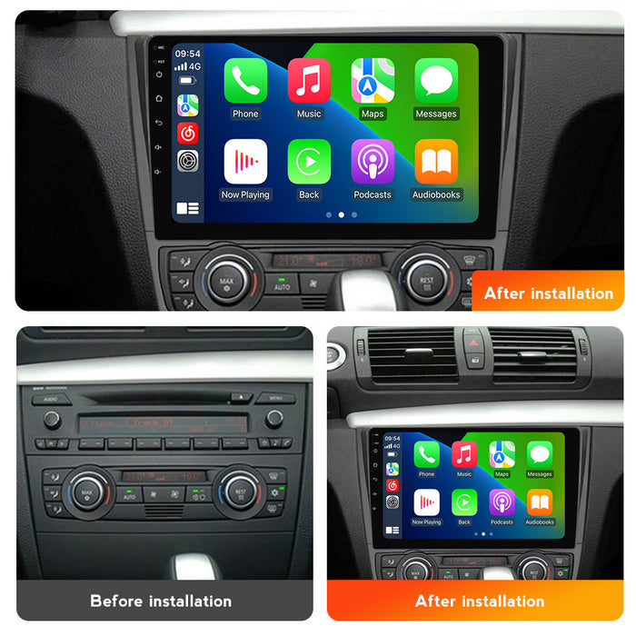 Suitable for bmw 1 series bmw e81 hd car android large screen navigator reversing image wireless carplay