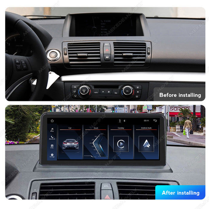 Suitable for bmw 1 series e87 2004-12 linux system restoration central control large screen carplay
