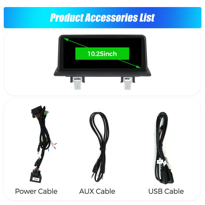 Suitable for bmw 1 series e87 2004-12 linux system restoration central control large screen carplay