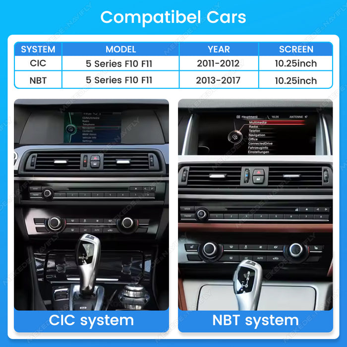 Suitable for bmw 5 series f10/f11 five series bmw 5 cic nbt linux wireless craplay