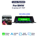Suitable for bmw 5 series gt 10.25" bmw 5 series f07 gt linux large screen restoration screen