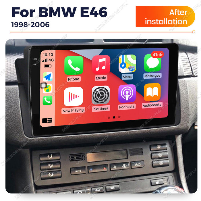 Suitable for BMW E46 1998-2006 Android large screen central control car navigation radio screen carplay