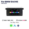 Suitable for bmw e46 m3, original bmw e46 style button 7inch, disc-free in-car android smart navigation system
