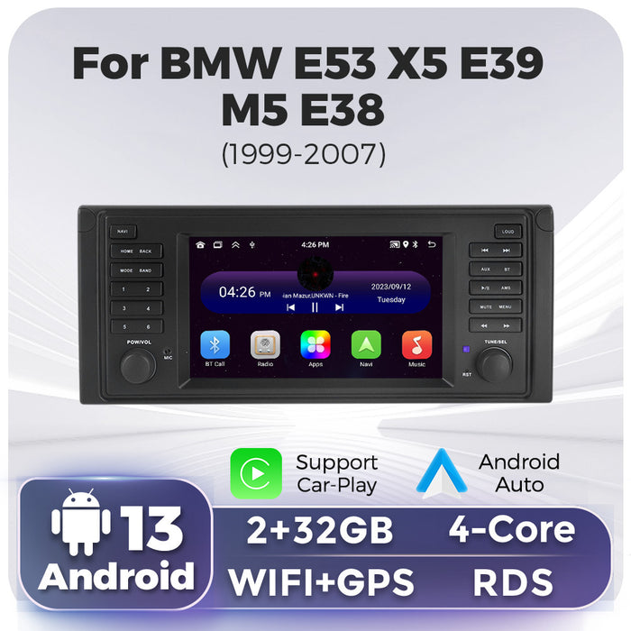 Suitable for bmw e53 x5 e39 m5 e38 1999 - 2007 bmw e53 discless android navigator