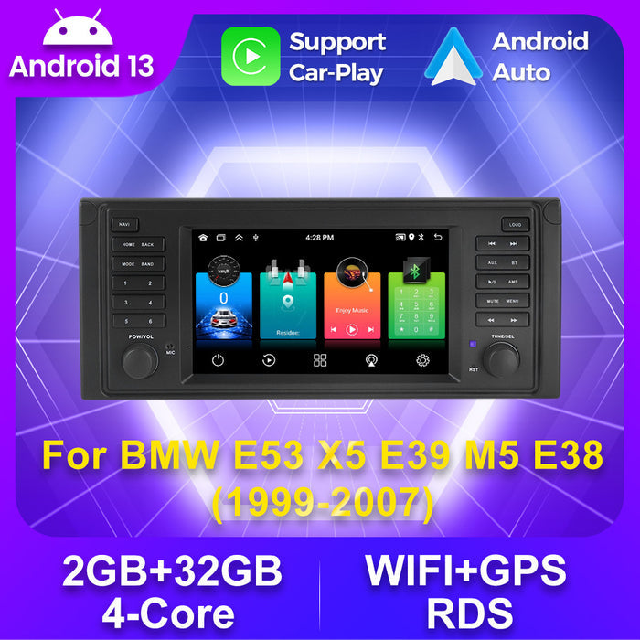 Suitable for bmw e53 x5 e39 m5 e38 1999 - 2007 bmw e53 discless android navigator