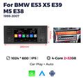 Suitable for bmw e53 x5 e39 m5 e38 1999 - 2007 bmw e53 discless android navigator