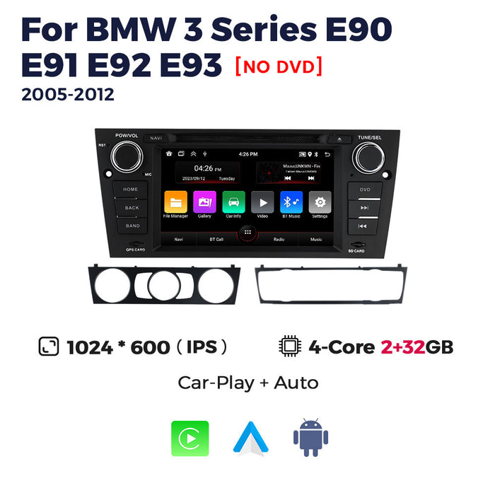 Suitable for bmw e90 e91 e92 e93 2006-2012 bmw e90 discless 7inch android navigator