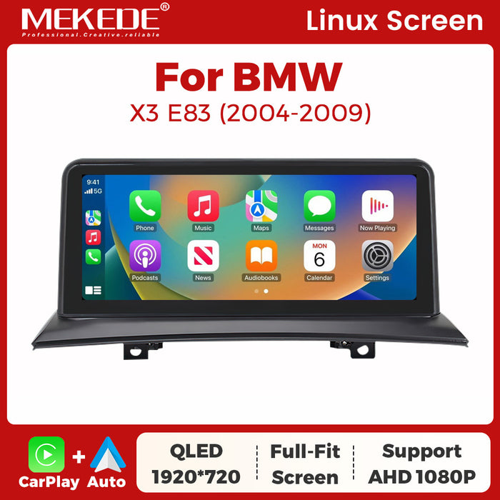 Suitable for bmw x3 e83 2004-2009 bmw x3e83 linuxrestoration large screen carplay