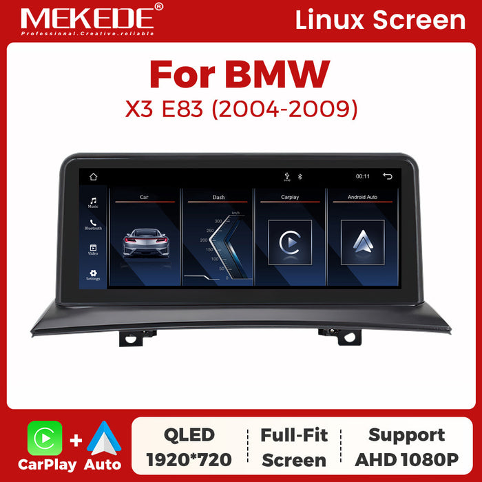 Suitable for bmw x3 e83 2004-2009 bmw x3e83 linuxrestoration large screen carplay