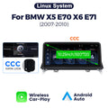 Suitable for bmw x5 e70/x6 e71 bmw x5 ccc cic linux restoration wireless carplay