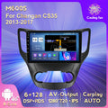 Suitable for changan cs35 13-17 car central control gps navigation wireless carplay