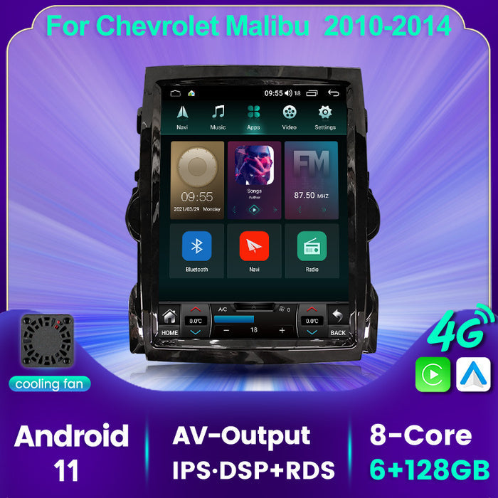 Suitable for Chevrolet Malibu 10-14 modified 7862 vertical screen Android large screen central control car navigation integrated