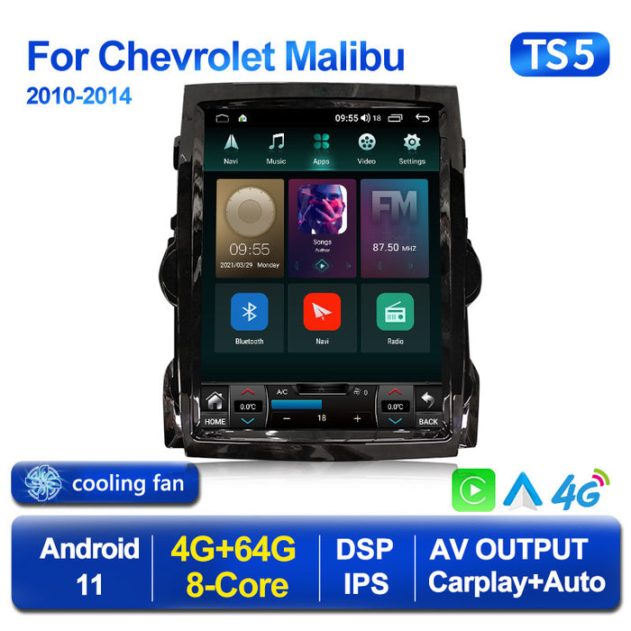 Suitable for Chevrolet Malibu 10-14 modified 7862 vertical screen Android large screen central control car navigation integrated