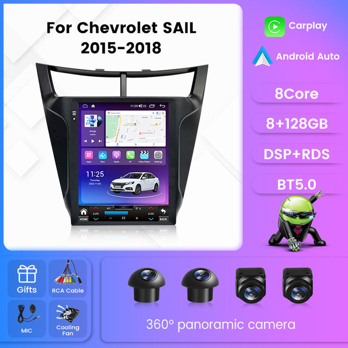 Suitable for chevrolet sail 3 gm chevrolet sail three android vertical screen car smart navigator