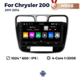 Suitable for chrysler 200 2011- 2014 dodge chrysler 200 large screen android car navigation