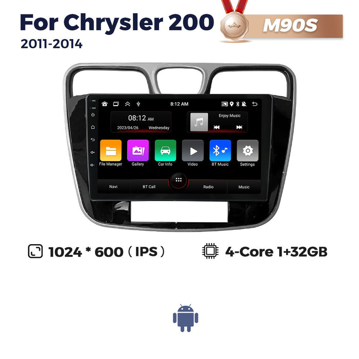 Suitable for chrysler 200 2011- 2014 dodge chrysler 200 large screen android car navigation