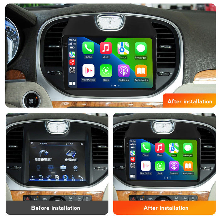 Suitable for chrysler 300 2011- 2014 dodge chrysler 300 android large screen car navigation