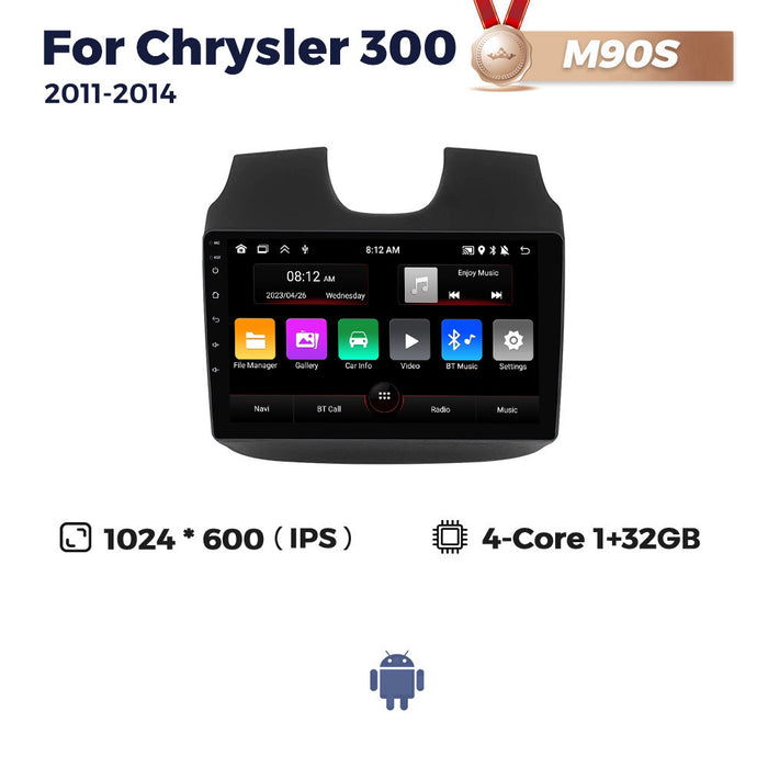 Suitable for chrysler 300 2011- 2014 dodge chrysler 300 android large screen car navigation
