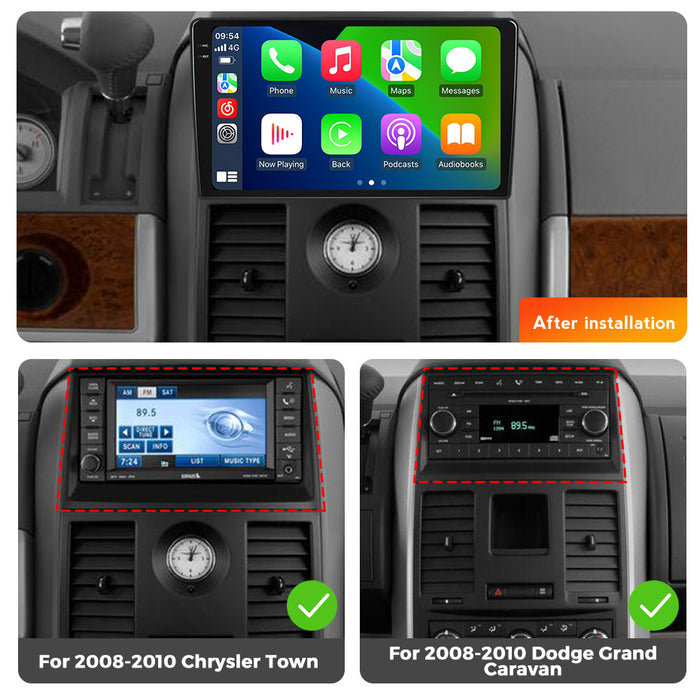 Suitable for chrysler town country dodge grand cara 08-10 android navigation