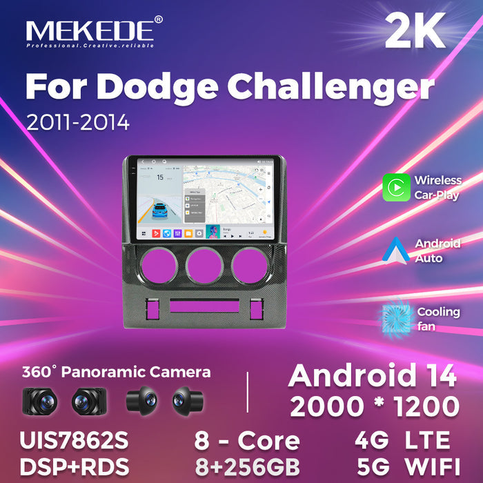 Suitable for dodge challenger 2011-2014 dodge challenger large screen android car navigation