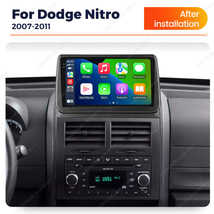 Suitable for dodge nitro 2007-2011 dodge pterodactyl top model large screen android car navigation device