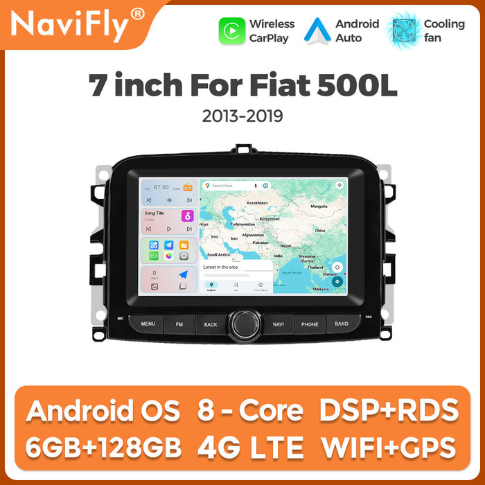Suitable for fiat 500l 2013-2019 7inch fiat 500l dedicated android smart navigator