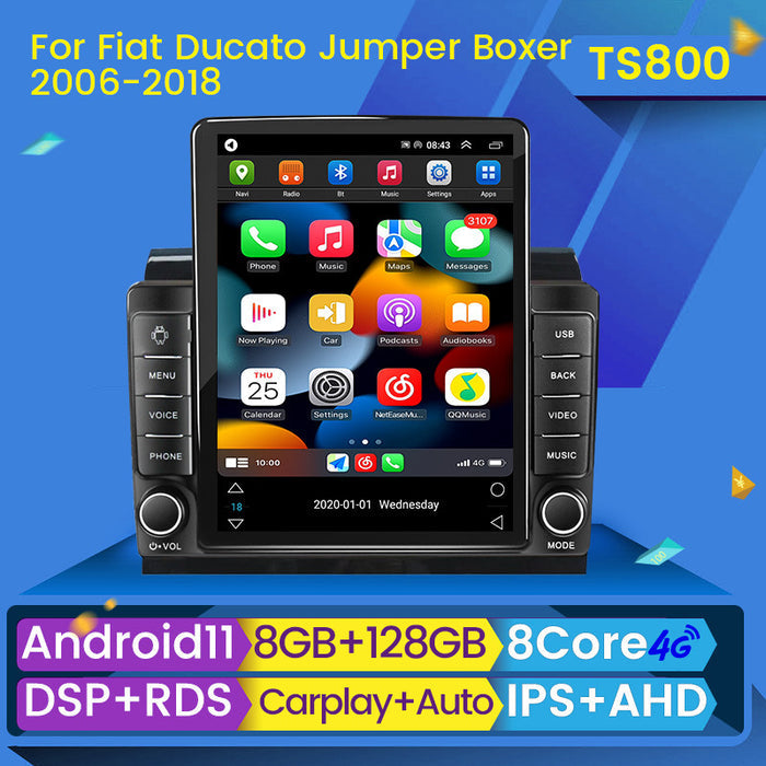 Suitable for fiat ducato jumper boxer 2006-2018 stone monument machine vertical screen android navigation