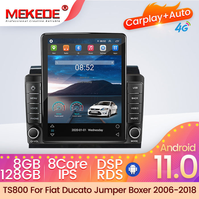 Suitable for fiat ducato jumper boxer 2006-2018 stone monument machine vertical screen android navigation