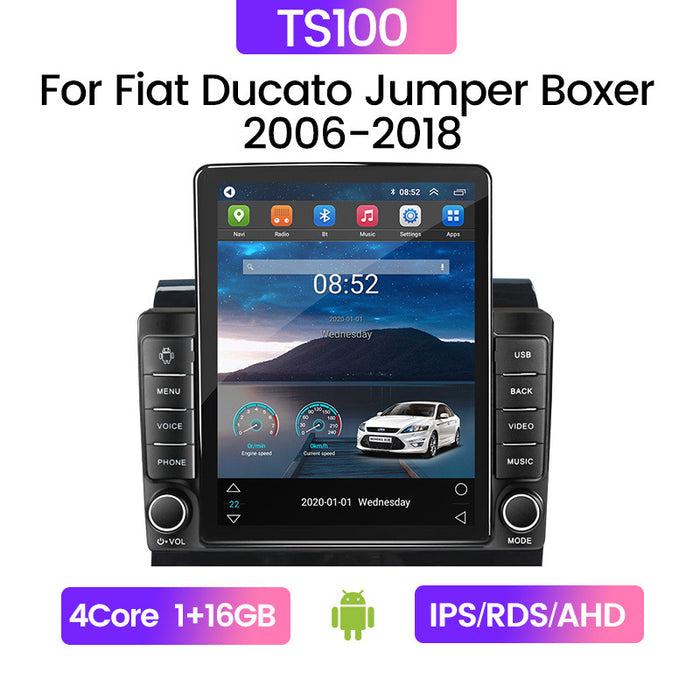 Suitable for fiat ducato jumper boxer 2006-2018 stone monument machine vertical screen android navigation