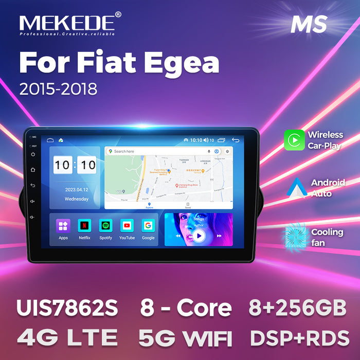 Suitable for fiat egea 2015-2018 fiat egea car android navigator wireless carplay