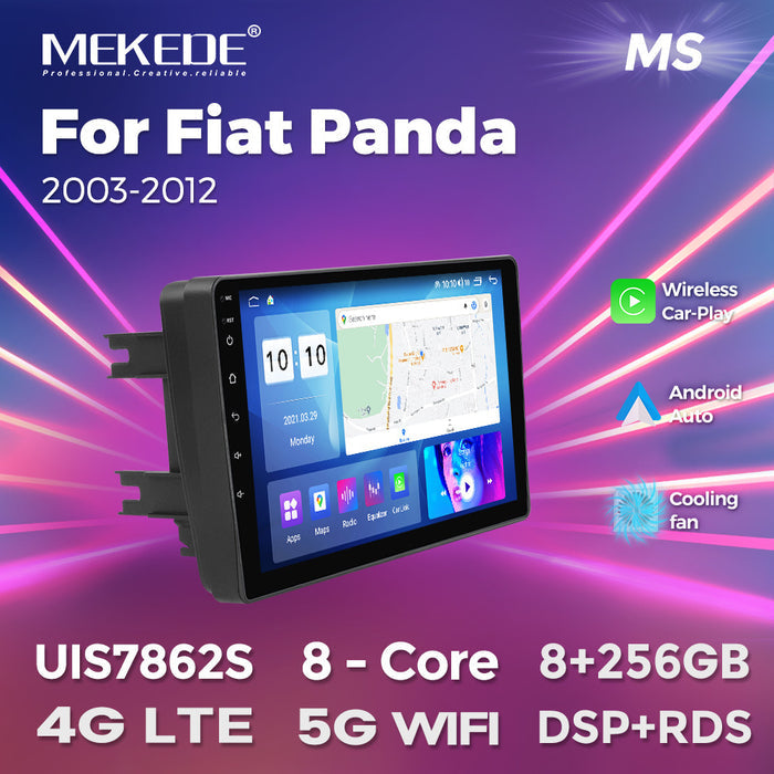 Suitable for fiat panda 2003-2012 fiat panda smart android car central control navigator