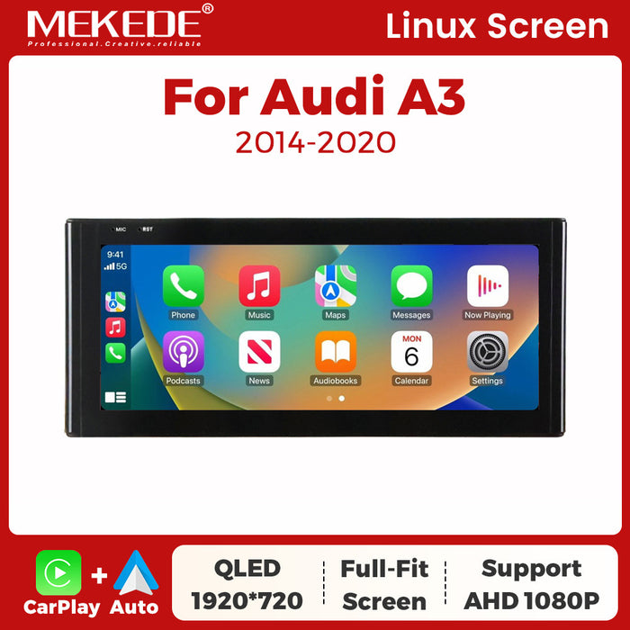 Suitable for for audi a3 2014- 2017audi a3 linux restoration large screen wireless carplay