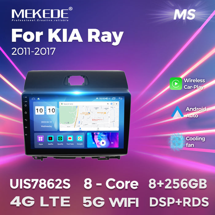 Suitable for for kia ray 2011-2017 android large screen car smart navigator wireless carplay