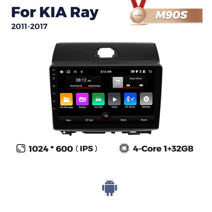 Suitable for for kia ray 2011-2017 android large screen car smart navigator wireless carplay