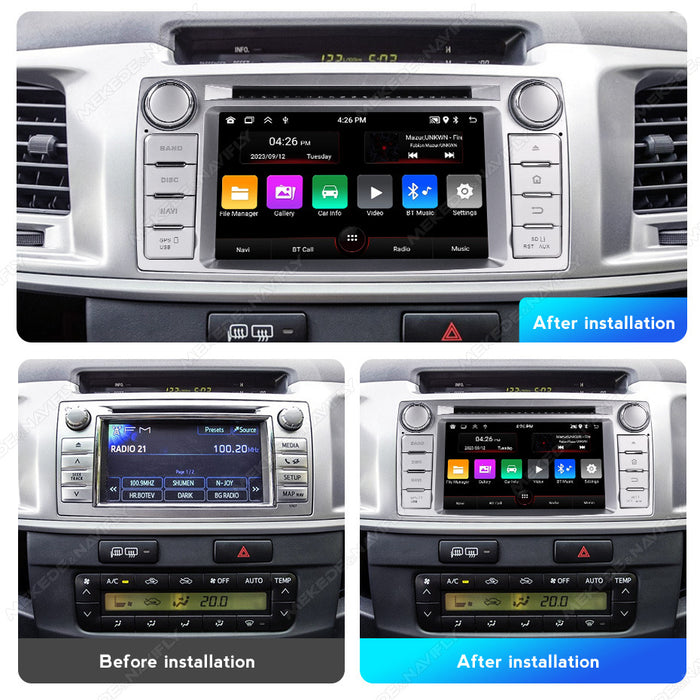 Suitable for for toyota hilux 2012-2014 toyota hilux car android smart navigation
