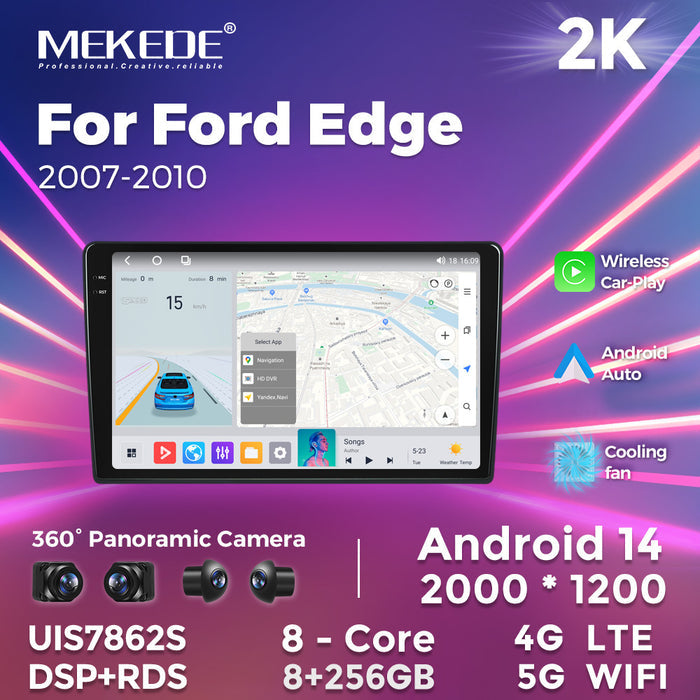 Suitable for ford edge 2007-2010 ford edge 10" android car navigation cross-border supply