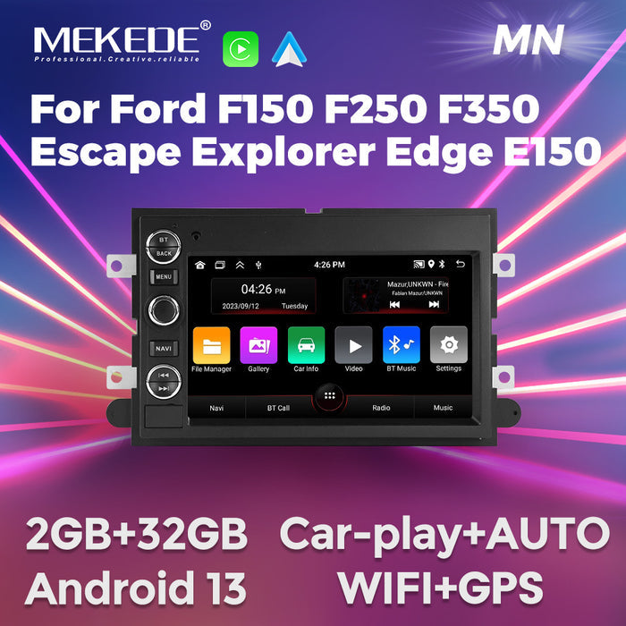 Suitable for ford f150 f250 f350 escape explorer edge e150 android navigation