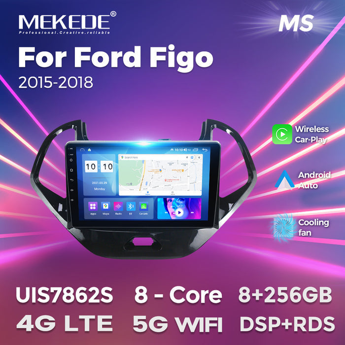 Suitable for ford figo 2015- 2018 ford android car navigation carplay cross-border supply
