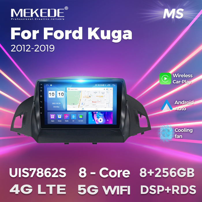 Suitable for ford kuga 2012-2019 ford escape car central control android navigation wireless carplay