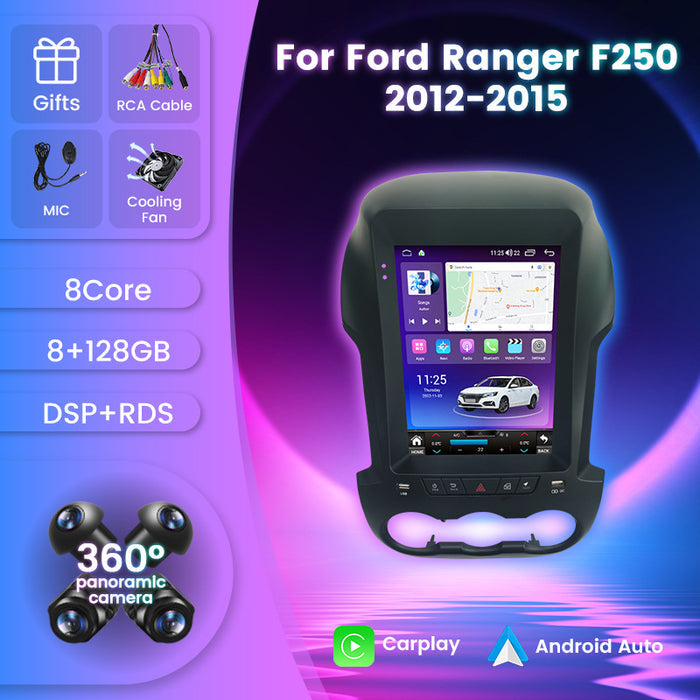 Suitable for ford ranger f250 vertical screen navigation android car navigation wireless carplay