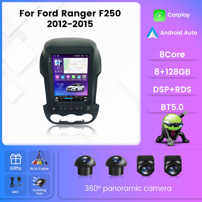 Suitable for ford ranger f250 vertical screen navigation android car navigation wireless carplay