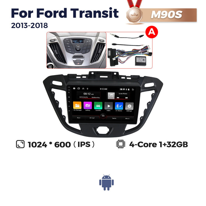 Suitable for ford transit 2013-2018 ford transit ab two android car central control navigators