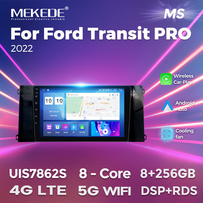 Suitable for ford transit pro 2021 new era transit vehicle central control navigation wireless carplay