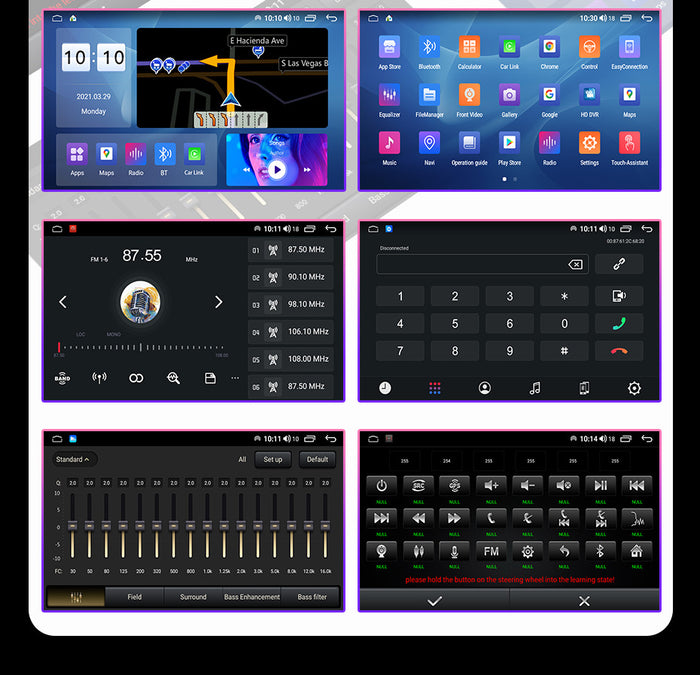 Suitable for geely ck 08-16 car central control gps navigation wireless carplay